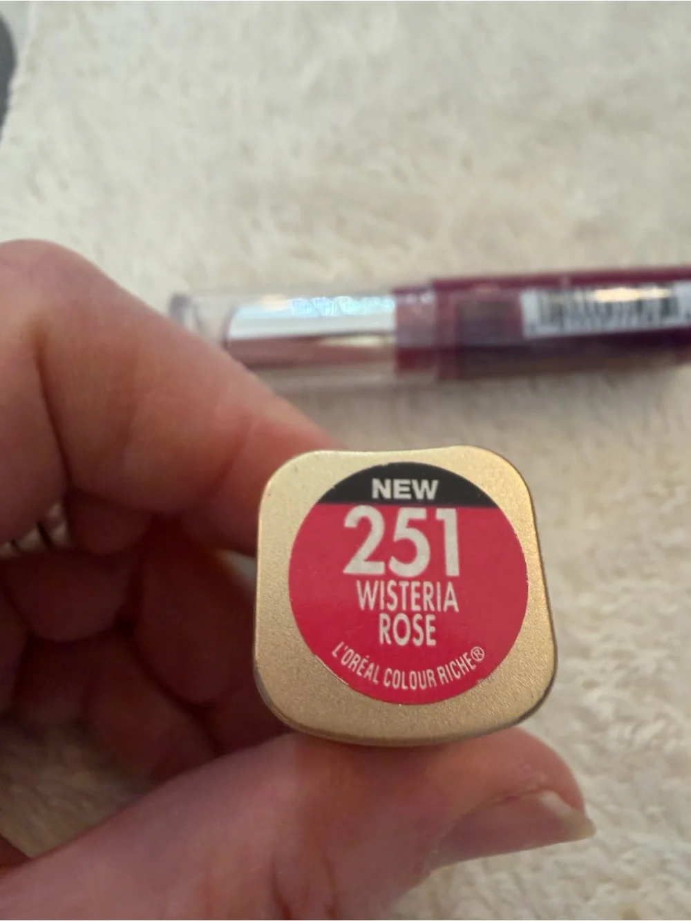 L.A. Colors Shimmer Color in Deep Berry L’Oréal wisteria rose and www purple